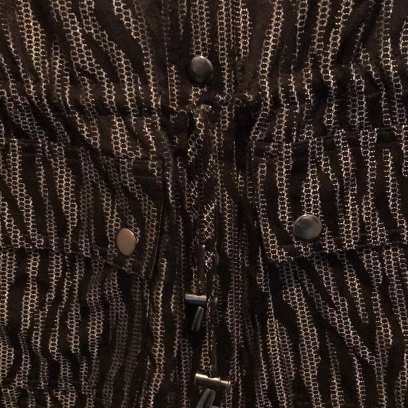 🧵 Black Zebra Print Blazer - Picture 4 of 5